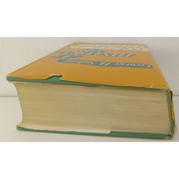 A History of Political Theory Sabine Hardcover Dust Jacket Academic Classic - Picture 6 of 10